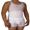 Underworks Mens Firm Classic Compression Body Shirt Medium White view 1