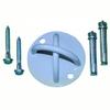 wellsem Ceiling & Wall Mount Anchor Bracket Hook for Suspension Training Straps, Olympic Rings, Body Weight Strength Training Systems, Yoga Swings Hammocks, Boxing Equipment, Battle Ropes view 2