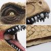 CreepyParty Dinosaur Head Mask Novelty Halloween Costume Party Animal Jurassic Full Head Latex Mask view 3