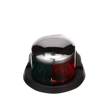 SEACHOICE LED Bow Light, Marine Navigation, Chrome Bi-Color, 2-Mile Visibility for Sail or Powerboats Under 66 Feet