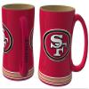 NFL Sculpted Coffee Mug, 14 Ounces, San Francisco 49ers view 1