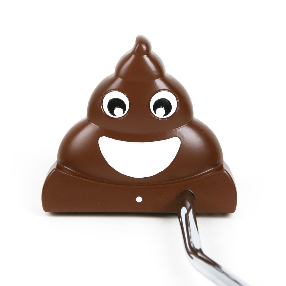 Intech #2 Poop Emoji Golf Putter for Men & Women, Right Handed 35"