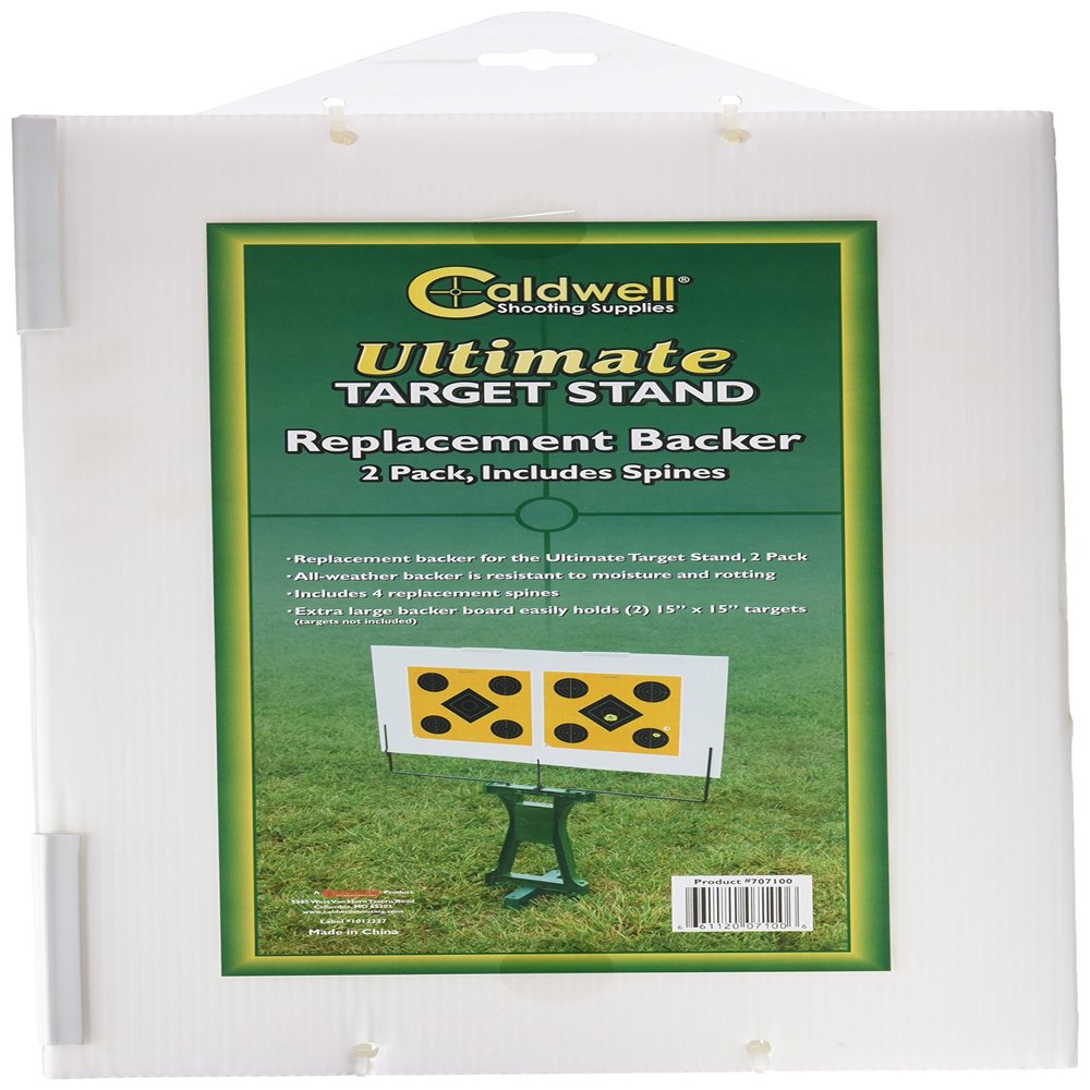 Caldwell Replacement Backers 2-Pack for the Ultimate Target Stand with Durable Construction for Range, Outdoors