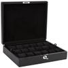Diplomat 31-445 Carbon Fiber Eighteen Watch Case with Black Suede Interior Watch Case view 2