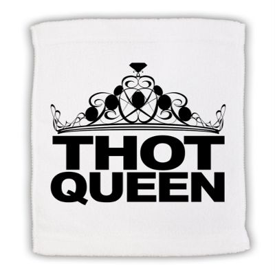TOOLOUD THOT Queen Micro Terry Sport Towel 15" x 22"