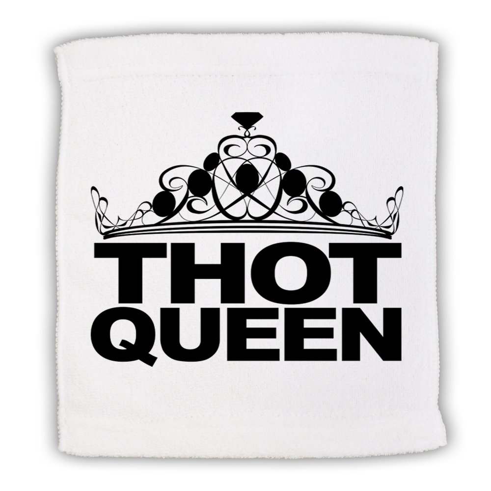 TOOLOUD THOT Queen Micro Terry Sport Towel 15" x 22"