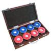 Carmelli NG1223 Shuffleboard Pucks in Wooden Box, view 1