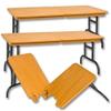 Set of 3 Brown Breakable Tables for Wrestling Action Figures view 1