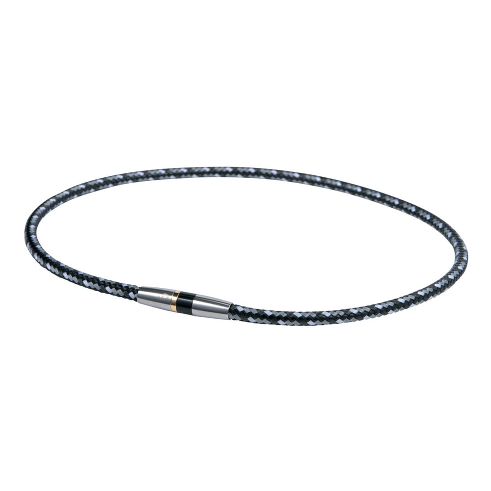 PHITEN X50 High End III Necklace, Black, 20"