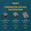SnapSafe Lock Box With Combination Lock, Large view 4