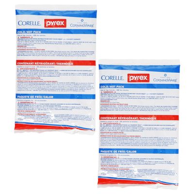 Pyrex Portable Large Cold/Hot Pack (2-Pack) - Made in USA