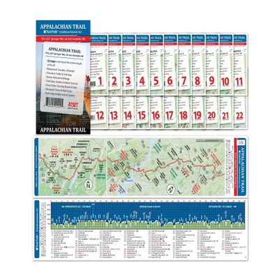 Appalachian Trail Pocket Profile Map - Entire Set from Spring Mtn., GA to Katahdin, ME