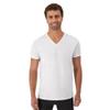 Hanes Ultimate Men's 5-Pack ComfortSoft V-Neck Tee,White,Medium view 3