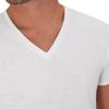 Hanes Ultimate Men's 5-Pack ComfortSoft V-Neck Tee,White,Medium view 4