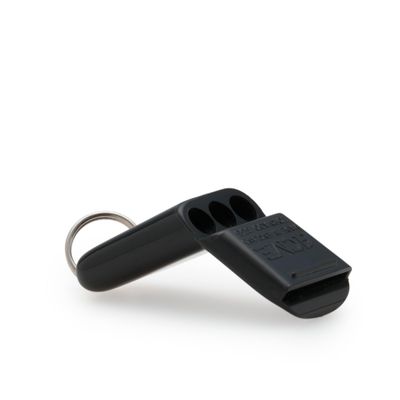 Genuine ACME Professional Quality BPA Free Plastic No. 635 Tornado AIRFAST Whistle, medium sized, High-pitch, pealess, 117 dBA, Designed and Made in The UK. Black