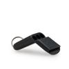 Genuine ACME Professional Quality BPA Free Plastic No. 635 Tornado AIRFAST Whistle, medium sized, High-pitch, pealess, 117 dBA, Designed and Made in The UK. Black view 1