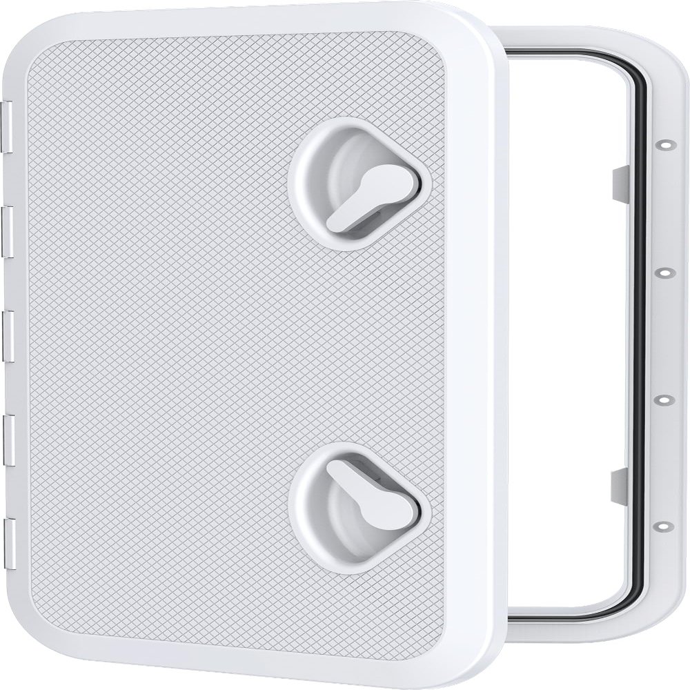 Seaflo Marine Boat Deck Access Hatch & Lid 23.9" x 13.9", White, 606mm x 353mm