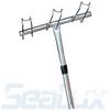 SeaLux Marine 316 Stainless Steel 3-Way Angled Snapper Rod Holder Universal Adjustable Angles view 2