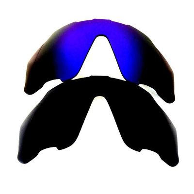 Galaxy Replacement Lenses For Oakley Jawbreaker Polarized Black/Blue 2 Pairs