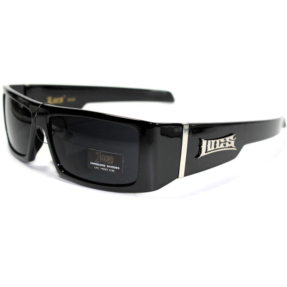 LC25 S1 LOCS Hardcore Shades Dark Men's Sunglasses with Protective Soft Pouch