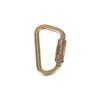 3M DBI-SALA Saflok Self-LockingSelf-Closing Carabiner With 1116" Gate Opening,Gold view 1