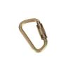 3M DBI-SALA Saflok Self-LockingSelf-Closing Carabiner With 1116" Gate Opening,Gold view 4