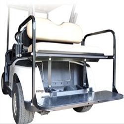 EZGO RXV Golf Cart Rear Flip Flop Seat Kit - Color: Beige