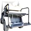 EZGO RXV Golf Cart Rear Flip Flop Seat Kit - Color: Beige view 1