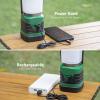 Lighting EVER 1000LM LED Camping Lantern Rechargeable, 4400mAh Power Bank, Camping Essential with 4 Light Modes, IP44 Waterproof Lantern Flashlight for Hurricane Emergency, Hiking, USB Cable Included view 4
