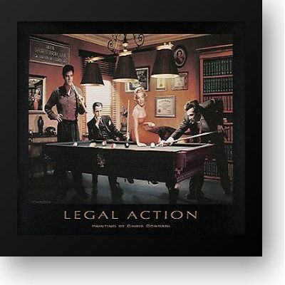 Legal Action 18x15 Framed Art Print by Consani, Chris
