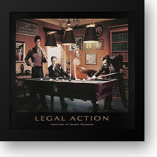 Legal Action 18x15 Framed Art Print by Consani, Chris