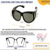 LensCovers Large Polarized Wraparound Sunglasses | Wear Over Sunglasses to Cover Eyeglasses or Prescription Glasses | Black Frame with Smoke Lens; Fitover for Glasses up to 5 3/4'' X 2'' view 2