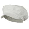 e4Hats.com Big Size Cotton Newsboy Hat - White OSFM view 1