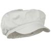 e4Hats.com Big Size Cotton Newsboy Hat - White OSFM view 4