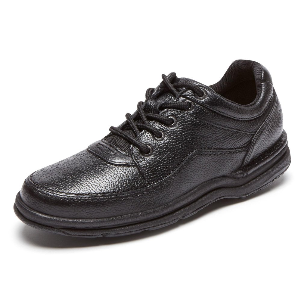 Rockport Men's World Tour Classic Walking Shoe, Black, 10 Wide