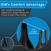 ISM PS 1.0 No Nose Bike Saddle - Firm and Noseless Bike Seat Designed for Triathletes, Time Trial Riders, and Road Racers - Patented Split Nose Bicycle Saddle Designed for Reduced Discomfort view 3