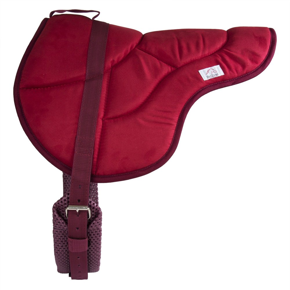 Best Friend Eastern Style Bareback Saddle Pad, Red, Adult,BF015RD