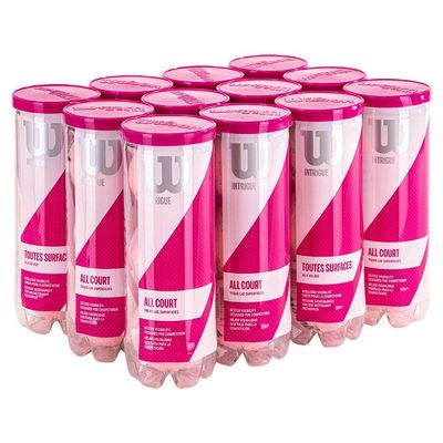 WILSON Intrigue All Court Pink Tennis Balls (1/2-Case)