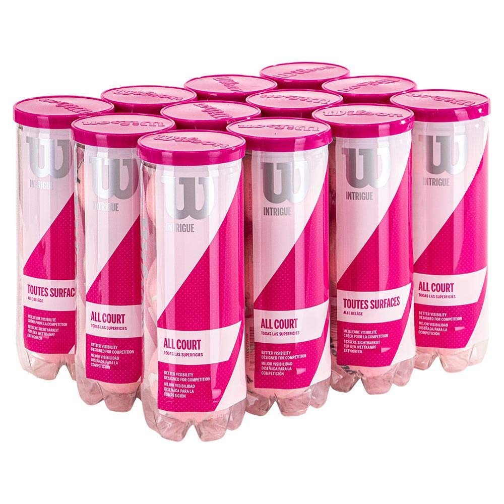 WILSON Intrigue All Court Pink Tennis Balls (1/2-Case)
