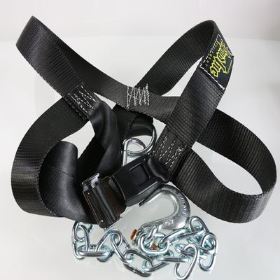 SPUD Inc Adjustable Front Squat Harness - Use on Belt Squat Machine Or Low Econo Pulley (Large (150-225lbs))