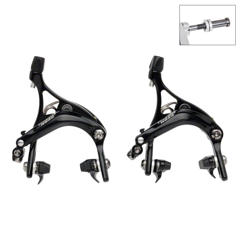 Tektro R539 D-Pivot Road Brake Caliper Pair - Black
