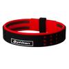 Phiten DUO Titanium Bracelet - Waterproof Sports Silicone Bracelet Wristband for Alternative Healing - Power Elastomer Zone with Micro Titanium Sphere - Black/Red, 7.5 Inch,RT0040C view 1