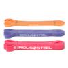 Serious Steel Fitness 41" Assisted Pull-up Band Sets, Stretching, Powerlifting, and Resistance Training (Orange, Purple, Red) view 1
