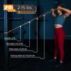 Serious Steel Fitness 41" Assisted Pull-up Band Sets, Stretching, Powerlifting, and Resistance Training (Orange, Purple, Red) view 2