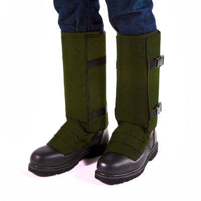Crackshot Unisex Adults Snake Bite Proof Lightweight Breathable Water-Resistant Guardz Armor Leg Gaiters, Olive Green, Large
