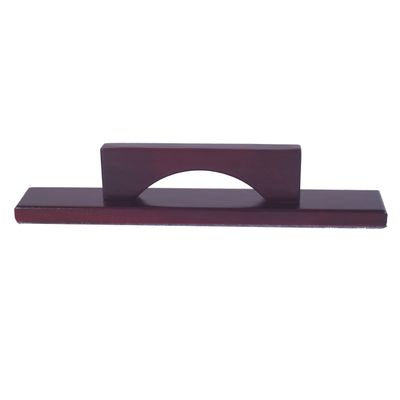 Hathaway Shuffleboard Table Brush  Hardwood Handle with Soft Felt Base  Quick and Easy Excess Wax Removal Tool  Essential Shuffleboard Accessories for Playfield Maintenance  Dark Cherry Finish