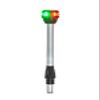 attwood NV6LC2-10-7 Marine Bi-Color LightArmor LED Navigation Pole Light, 10-Inch, Red/Green view 1
