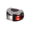 Attwood NV2012SSR-7 LightArmor 2-Mile Navigation Deck Mount Sidelight, Red LED Lighting, Round Stainless Housing view 1