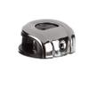 Attwood NV2012SSR-7 LightArmor 2-Mile Navigation Deck Mount Sidelight, Red LED Lighting, Round Stainless Housing view 2
