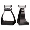 Tough 1 Swivel and Lock Endurance Stirrup, Black, 3-Inch view 1